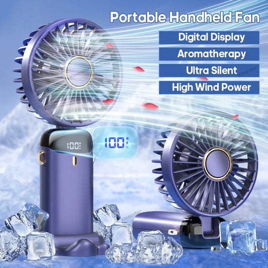 Vulate™  Mini USB Fan – Portable, Rechargeable & Quiet