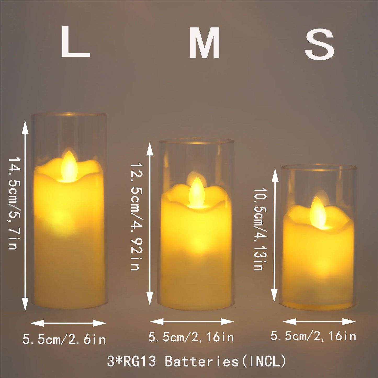 Flame™ Modern electric candles