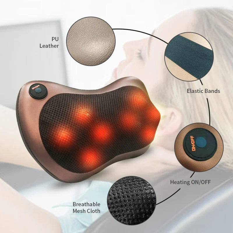 Vulate™️Portable Back Massage Mat – Full Body Shiatsu Therapy