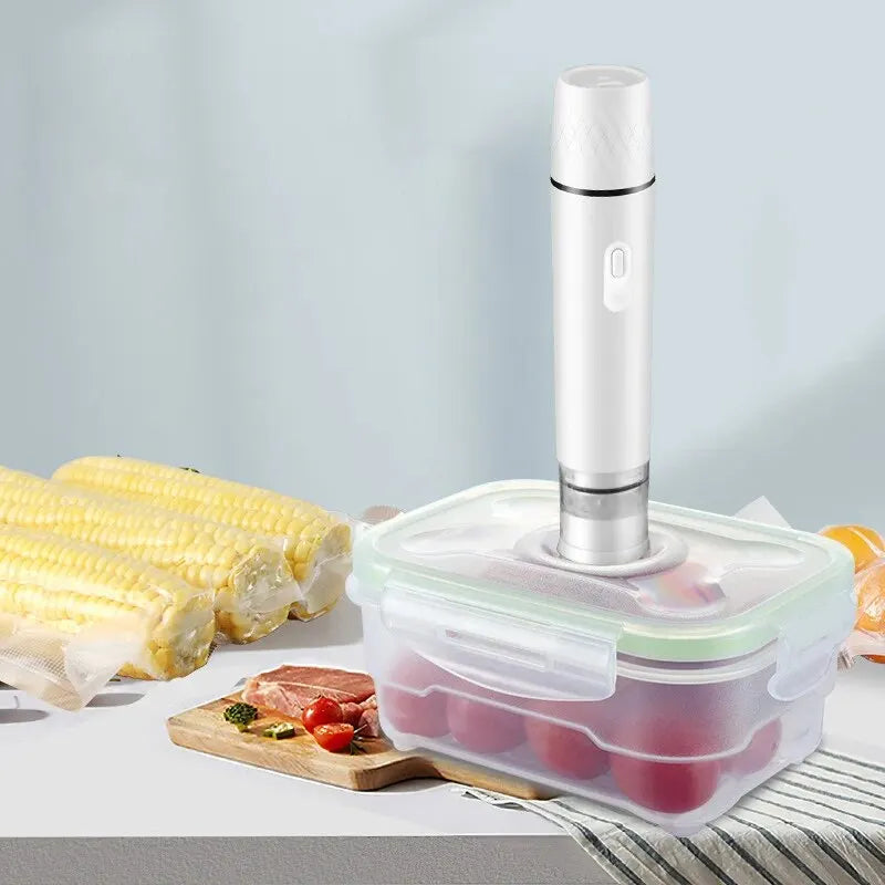FreshSeal Pro – Portable USB Vacuum Sealer for Food | Keep Meals Fresh for Days