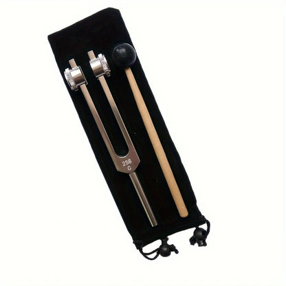 Chakra Tuning Forks Set – 128Hz, 256Hz, 512Hz Weighted Forks for Vibrational Therapy & Stress Relief