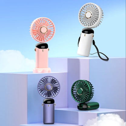 Vulate™  Mini USB Fan – Portable, Rechargeable & Quiet